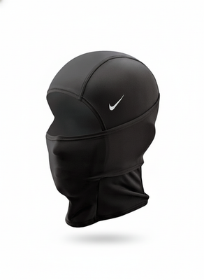 Nike Pro Hyperwarm Hood Black Cycling Mask Scarf One Size