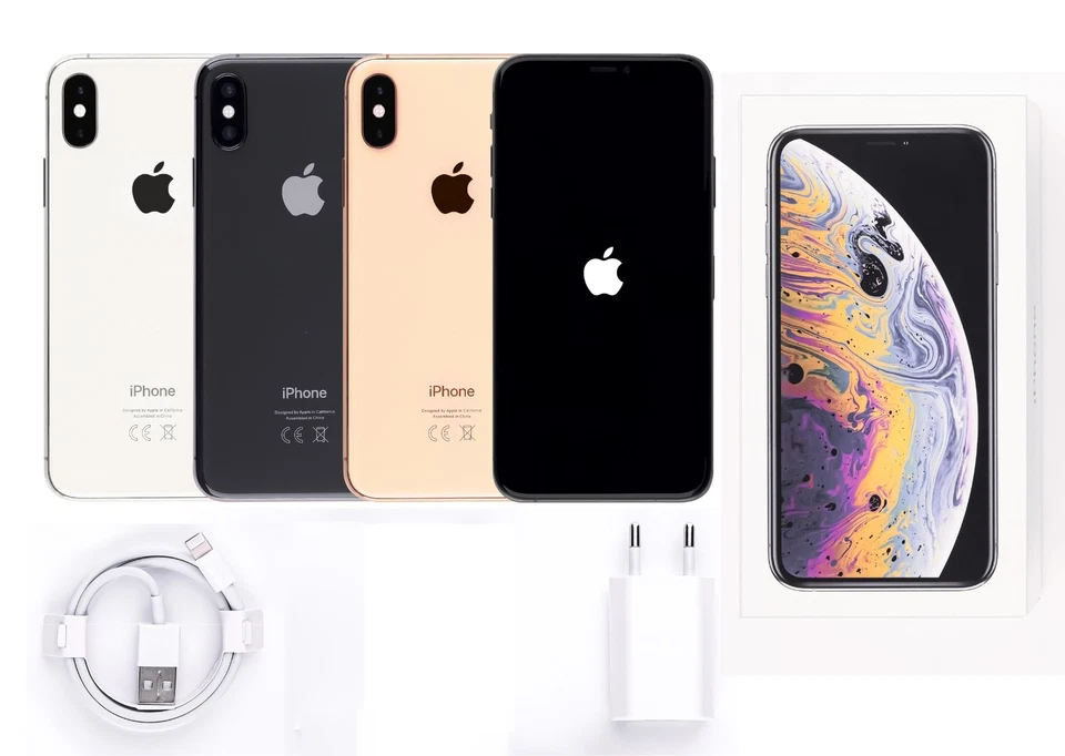 Apple iPhone XS 64GB 256GB Space Grau Silber | 100% Batterie | WIE NEU | Mit OVP