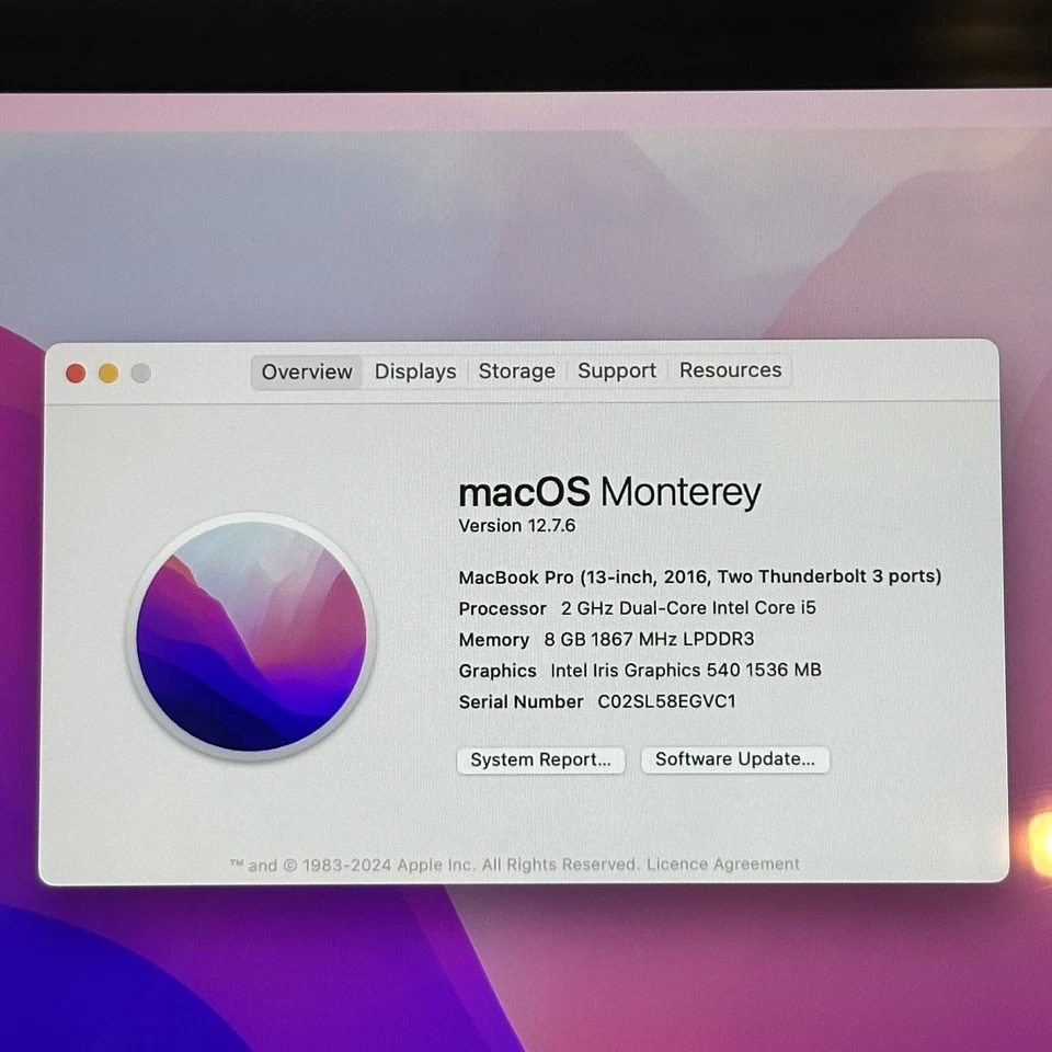 Apple MacBook Pro 13" 2016 · i5 · 8GB · 256GB, foto 2 di 5