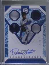2019 Panini Chronicles Rookie Cornerstones Quartz 13/25 Dennis Santana Auto 2l4