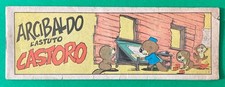 Striscia ARCIBALDO L'ASTUTO CASTORO - gadget GALBANI anni '50/'60