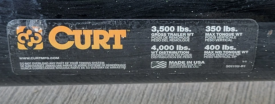 Curt Trailer Hitch For 2013 GMC Terrain - Изображение 2 из 2