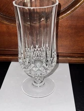 Vintage Cristal d'Arques Longchamp Crystal Iced Tea Glass / Water Goblet