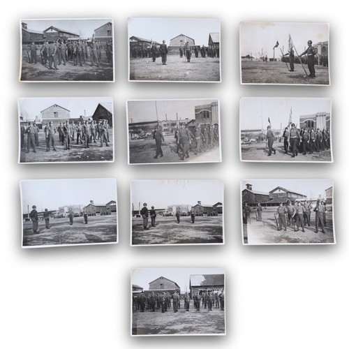 WWII Photo Lot of 10 - 105th Infantry Reg G Co - 27th Div - Saipan Japan 