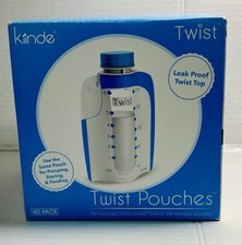 NWT KIINDE Twist Breast Milk Storage Bag 6 oz 40 Pack