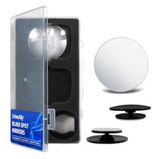 2 PCS Car Blind Spot Mirror, HD Frameless Convex Glass Angle Adjustable, Round