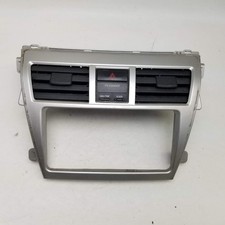 Toyota Yaris Sedan 07-12 Dash Panel Air Vents Silver Center Bezel 2007-2012