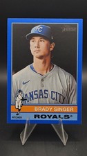Brady Singer 2025 Topps Heritage - #333 Dark Blue Border