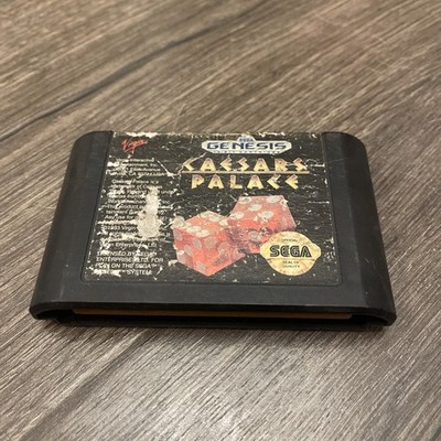 Virgin Interactive Caesars Palace for Sega Genesis Video Game Cartridge (1993)