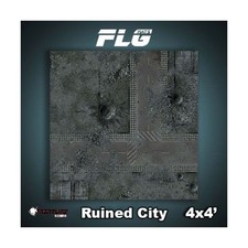 Frontline Gaming Playmat 4' x 4' - Ruined City New