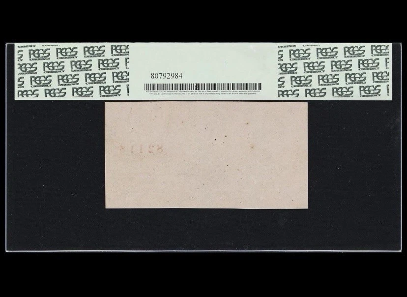 T-63 1863 Confederate States 50 Cents 50c Civil War Banknote Currency, PCGS 63 - Image 2 of 4