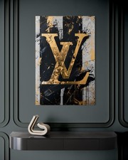 Brand Leinwand Bild Dekoration Wandbild Luxus Lifestyle Logo Designer 