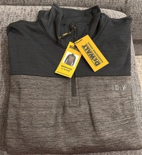 Dewalt Andora 1/4 Zip Fleece Black/Charcoal Large