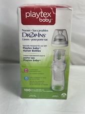 Playtex Baby Nurser Drop-Ins 8-10 Oz Pre-Sterilized Liners 100 Count NEW
