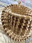 Charleston SC Sweetgrass sea Wall Pocket Basket Gullah Folk Art 7 x 8 pine straw — photo 6