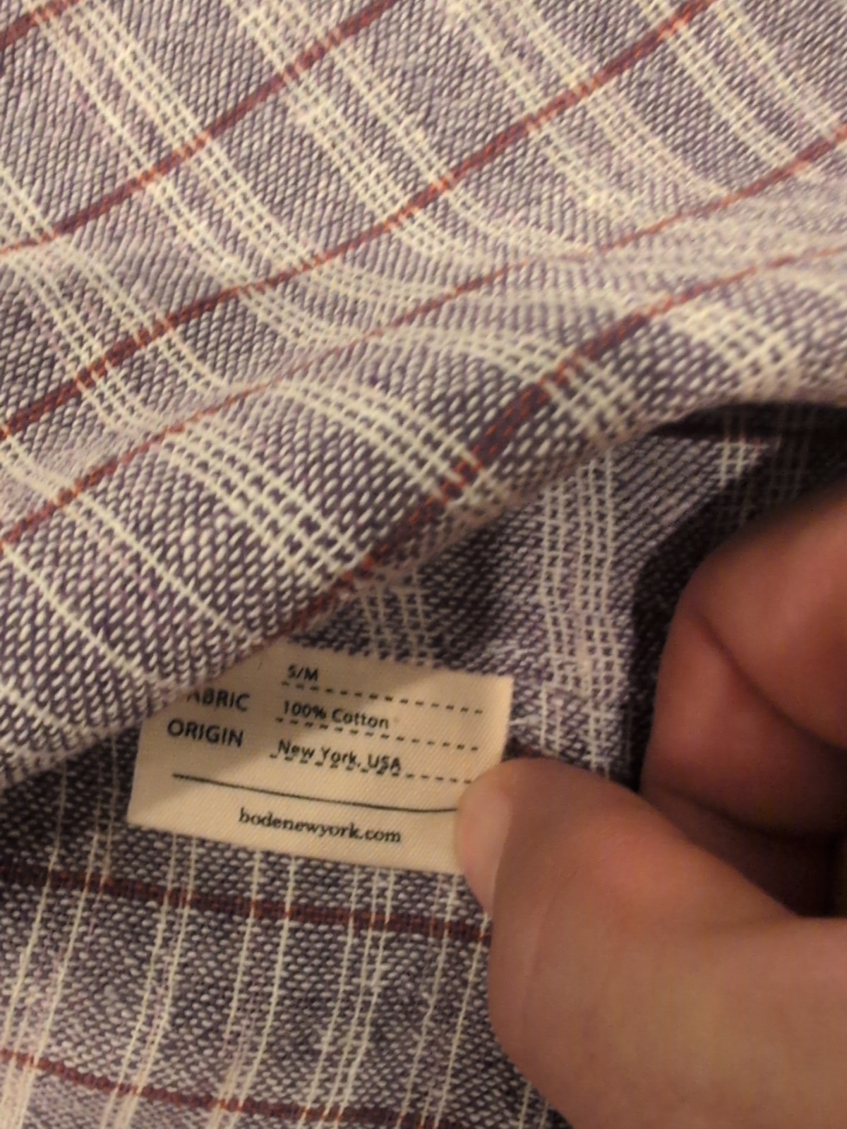 BODE Patchwork Plaid Short Sleeve Button Shirt Pu… - image 3