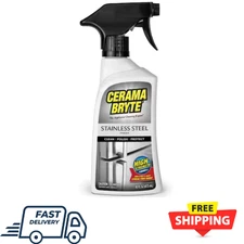 Cerama Bryte Stainless Steel Cleaner Polish And Conditioner 16 Oz.
