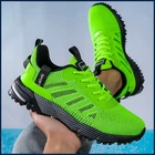 Men Running Shoes Lightweight Breathable Jogging Sport Shoes Male Lace-up.