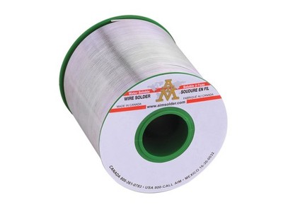 AIM Solder 13247 - Solder Wire, Water Soluble, Lead Free, SN100C, 1 lb Spool