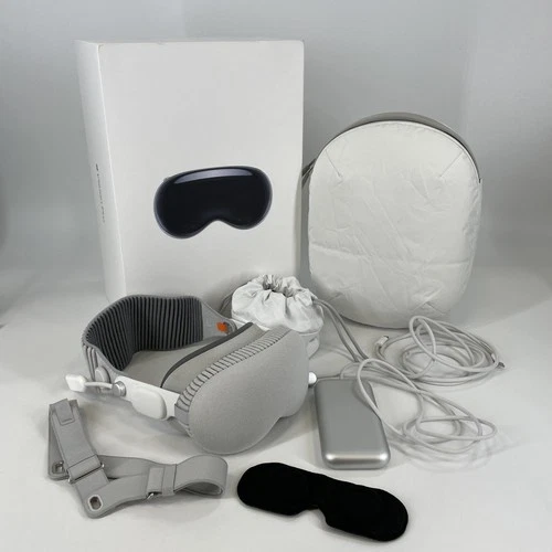 Apple Vision Pro VR Headset 1TB w/  Dual Loop Band-L/ight Seal-23W - Good