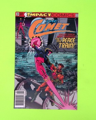 Comet #3 Vol. 2 1991 Impact Comics Newsstand Higher Grade Comic Book X240-113