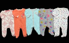 Baby Girl 0-3 Months 3 Months GAP Carter's Sleeper Pajama PJ Clothes Lot Bundle