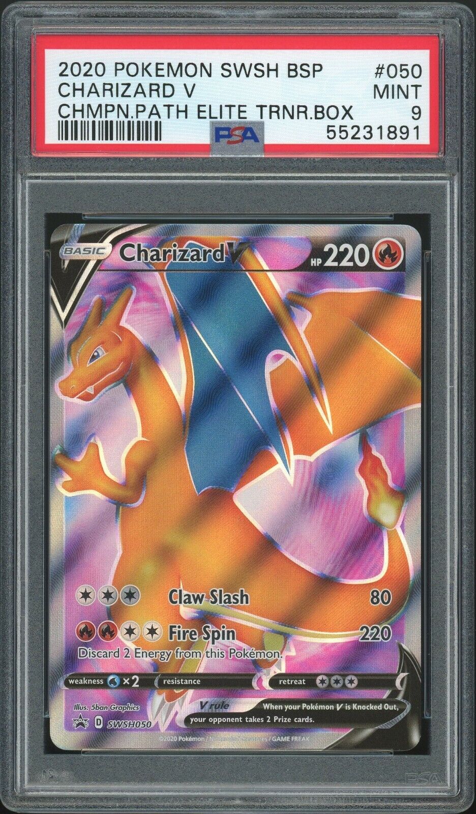 Charizard-V (SWSH050/71), Busca de Cards