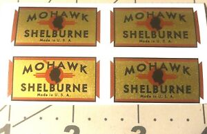 Mohawk Shelburne Made In U S A Vise Plane Decals reproduction 1 7/16” Wide Set 4
