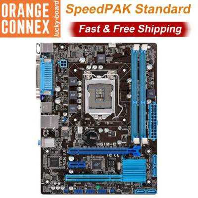 LGA 1155 ASUS H61M-C Motherboard H61 2* DDR3 RAM Memory PS/2 PCI-E 3.0 USB 2.0
