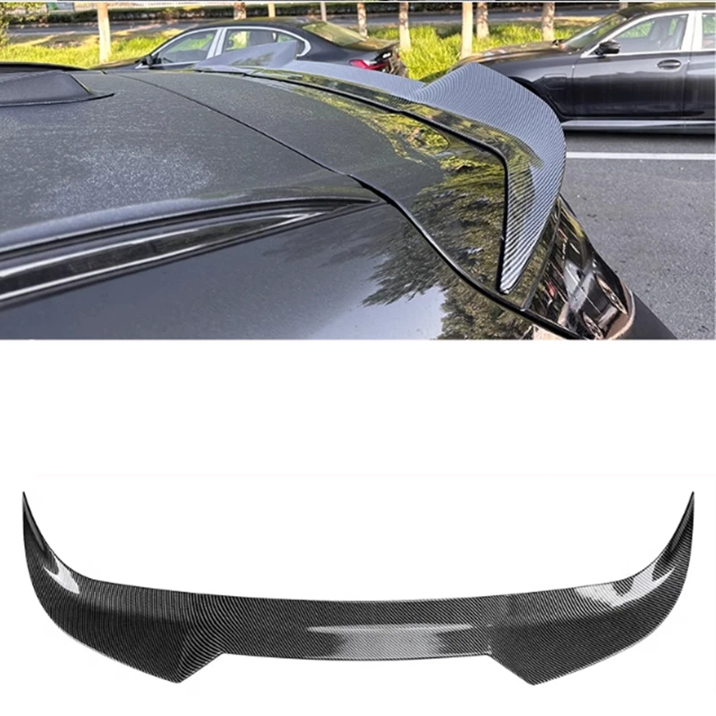 Alerón de techo de ventana trasera de carbono ABS para BMW X5 G05 2019-2025 2024 Foto 3 de 4