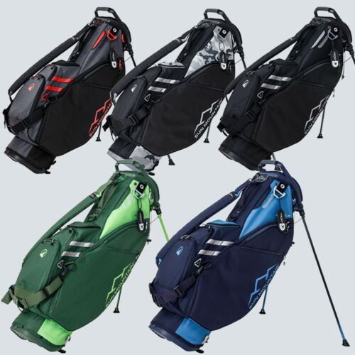 Honma Golf Sun Mountain Light Carry Stand Bag 9in Lightweight 2025 Black/Gray - Picture 3 of 9