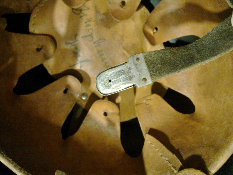 ORIGINAL WW2 GERMAN HELMET WITH LINER & CHINSTRAP WWII eBay