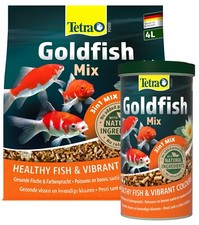 Tetra Pond Goldfish Mix 1L 4L Garden Fish Food Koi Gold Fish Sticks Flake