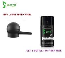 Hair Fiber Spray Applicator with free one bottle Hair fiber White 12g