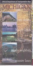 2003-2004 Official State Issue Road Map Of Michigan