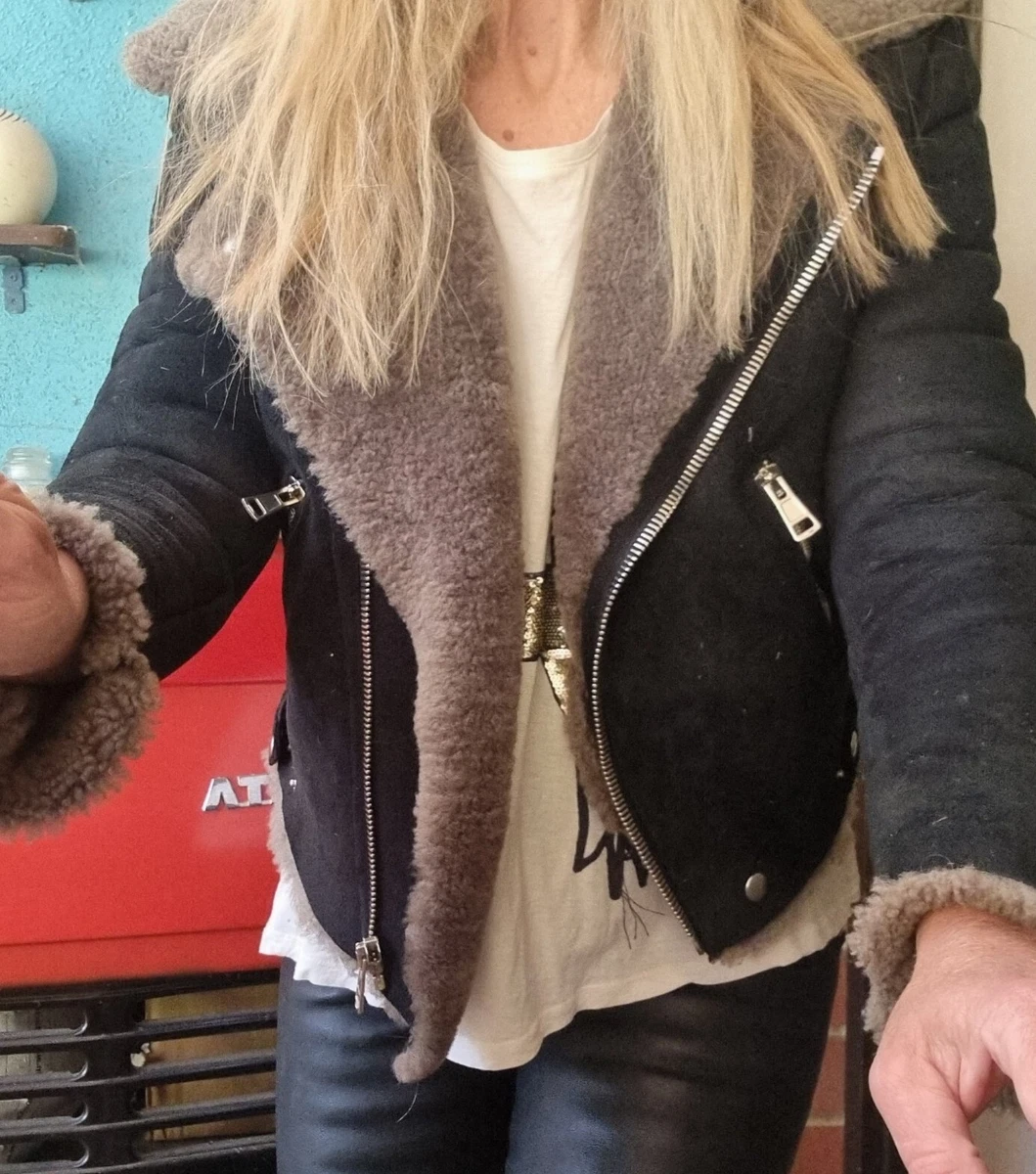 Acne rita hotsell leather jacket