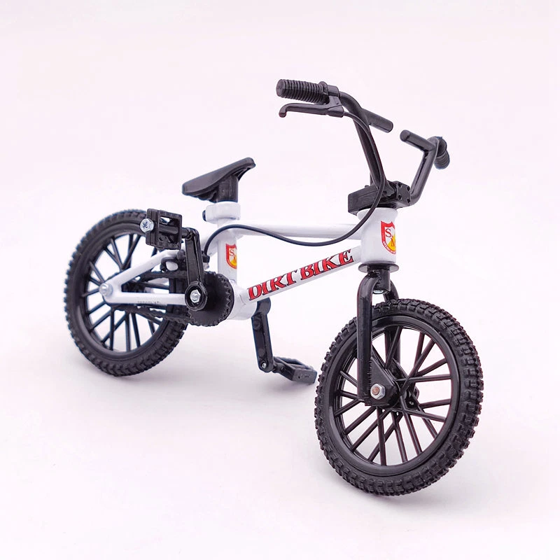 Miniature FLICK TRIX BMX Finger Bike PREMIUM Toys Bicycle Diecast S&M DIRT White - Image 3 of 4