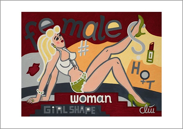 JACQUELINE DITT - # Female A2 gross DRUCK Bild Frau Hashtag Girl hot - Bild 2 von 3