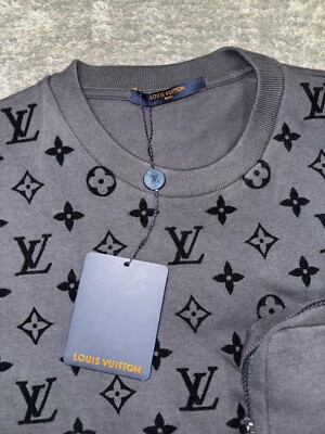 Louis Vuitton SS20 Velvet Monogram Black Logo Zip Pocket Short Louis Vuitton SS20 Velvet Monogram Black Logo Zip Pocket Short