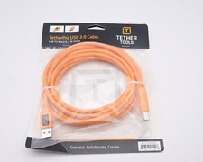 Tether Tools TetherPro USB 3.0 Male A to Male B 15 ft Orange CU5460 15518
