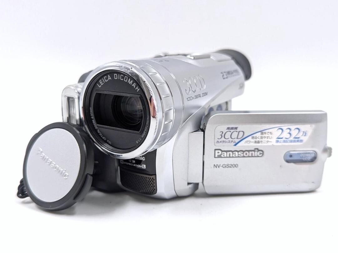 Panasonic NV-GS200 miniDVビデオカメラ PanasonicNV-GS200/miniDVビデオカメラ撮影.記録.再生OK