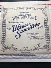 Pirastro Wondertone Upright Double Bass "A" SOLO Tuning String. Make an Offer  