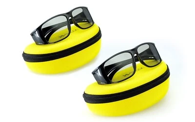 HI-SHOCK 2x zirkular passive 3D-Brille für Kino / Cinestar & 4k TV von Philips, Grundig