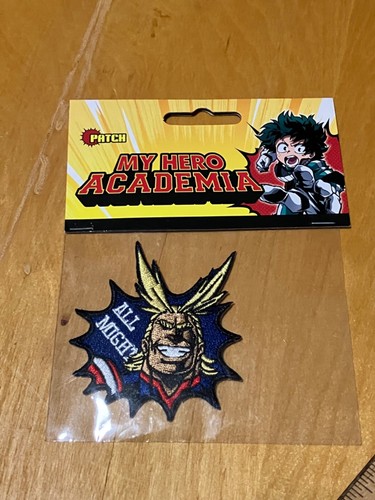 My Hero Academia ALL MIGHT Head Iron-On Patch Sealed Package FREE Shipping!