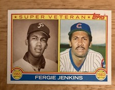 1983 Topps - Super Vet #231 Fergie Jenkins - near mint condition - FREE SHIPPING