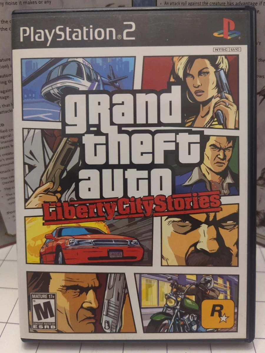 Grand Theft Auto Liberty City Stories PS2 with Map No Manual Crime