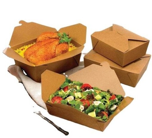 Kraft Takeaway Food Boxes – Leakproof Disposable Snack Containers – 6 Sizes - Picture 8 of 32