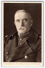 Field Marshal Postcard Sir John French Studio The European War 1914 Tuck Antique