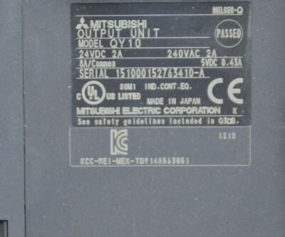 QY10 Mitsubishi 2A 24VDC Output Melsec-Q --SA | eBay