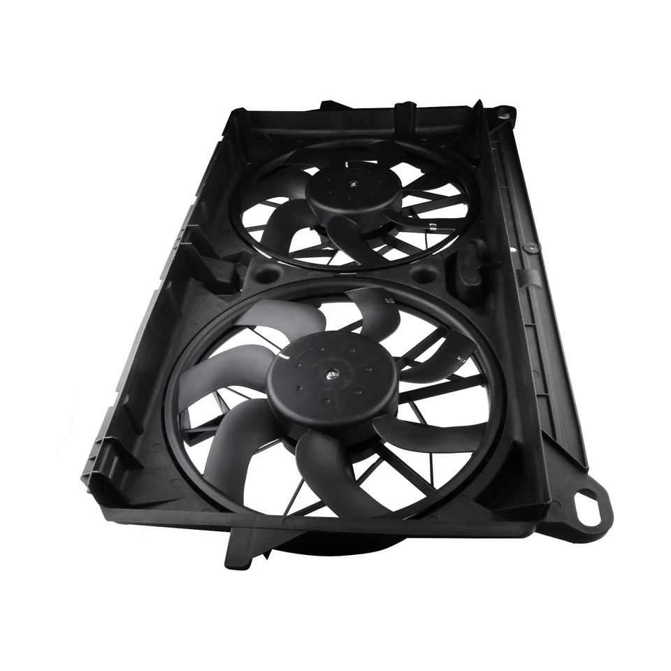 Radiator Condenser Cooling Fan Assembly for GMC Sierra 1500 2500 HD Chevy Tahoe Foto 3 de 4